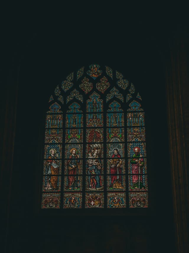 Stained glass window