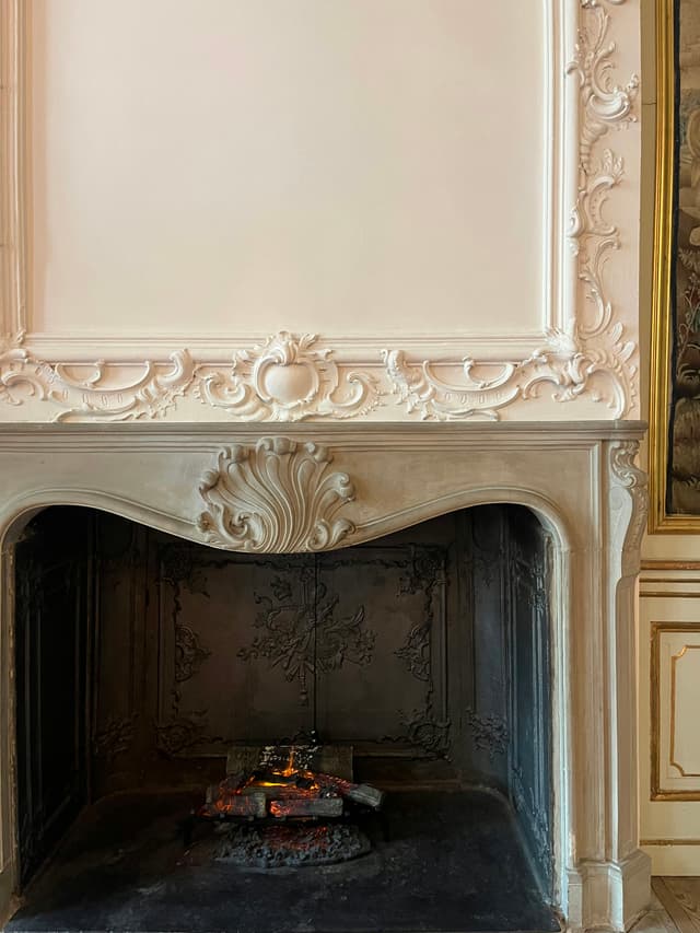 Historic fireplace detail